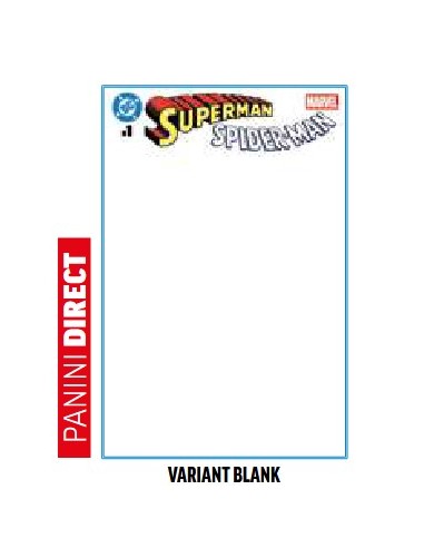 SUPERMAN/SPIDER-MAN 1 VARIANT BLANK - DC...