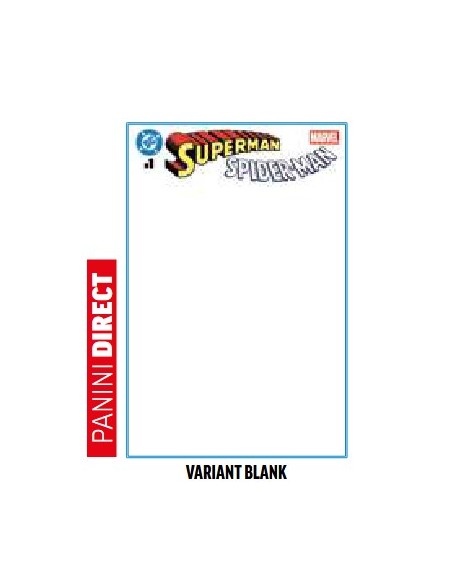 SUPERMAN/SPIDER-MAN 1 VARIANT BLANK - DC BESTSELLER