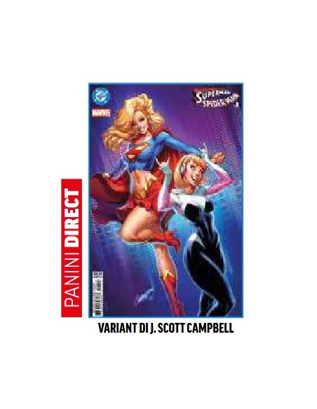 SUPERMAN/SPIDER-MAN 1 VARIANT DI J. SCOTT CAMPBELL - DC BESTSELLER