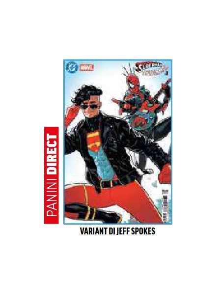 SUPERMAN/SPIDER-MAN 1 VARIANT DI JEFF SPOKES - DC BESTSELLER