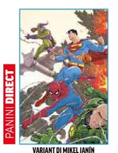 SUPERMAN/SPIDER-MAN 1 VARIANT DI MIKEL JANIN - DC BESTSELLER