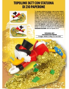 TOPOLINO 3677 CON STATUINA DI ZIO PAPERONE