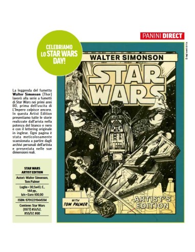 STAR WARS DI WALT SIMONSON - STAR WARS ARTIST...