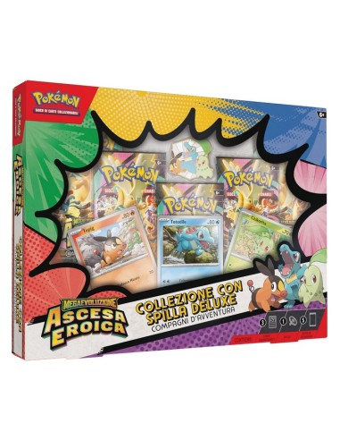 POKEMON - COLLEZIONE ASCESA EROICA CON SPILLA...