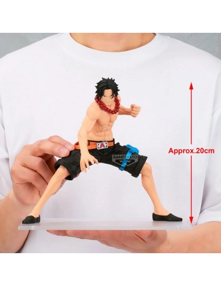ONE PIECE - GRANDISTA - PORTGAS D. ACE - STATUA 20CM