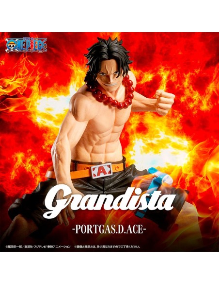 ONE PIECE - GRANDISTA - PORTGAS D. ACE - STATUA 20CM