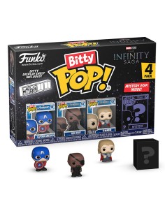 MARVEL - CAPITAN AMERICA (4PK) - BITTY POP