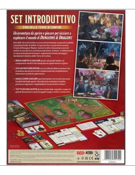 D&D 5.0 - STARTER SET: HEROES OF THE BORDERLANDS - ITA