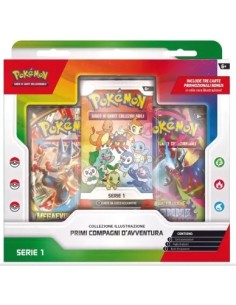 POKEMON - COLLEZIONE ILLUSTRAZIONE PRIMI COMPAGNI...