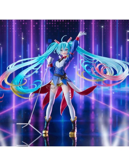 GUNDAM X MIKU - BANPRESTO EVOLVE - HATSUNE MIKU - STATUA 21CM