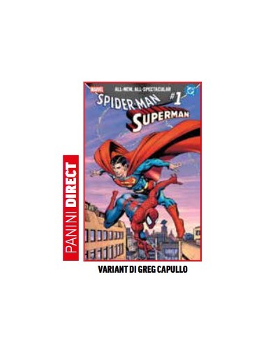 SPIDER-MAN/SUPERMAN 1 VARIANT DI GREG CAPULLO