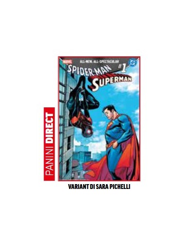 SPIDER-MAN/SUPERMAN 1 VARIANT DI SARA PICHELLI