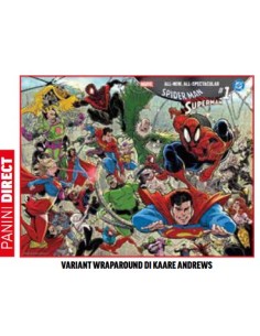 SPIDER-MAN/SUPERMAN 1 VARIANT WRAPAROUND DI KAARE ANDREWS