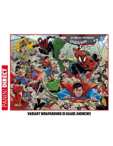 SPIDER-MAN/SUPERMAN 1 VARIANT WRAPAROUND DI...