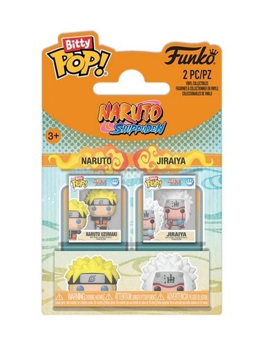 NARUTO - 2-PACK - NARUTO & JIRAIYA - BITTY POP
