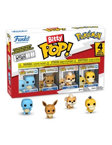 POKEMON - SQUIRTLE (4PK) - BITTY POP