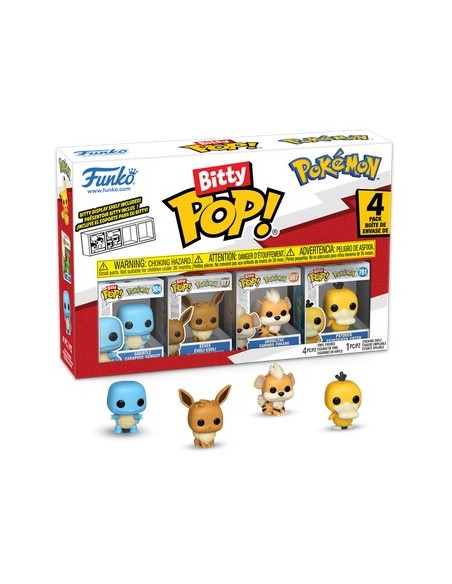 POKEMON - SQUIRTLE (4PK) - BITTY POP