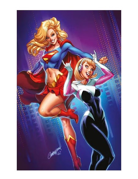 SUPERMAN/SPIDER-MAN 1 VARIANT DI J. SCOTT CAMPBELL - DC BESTSELLER