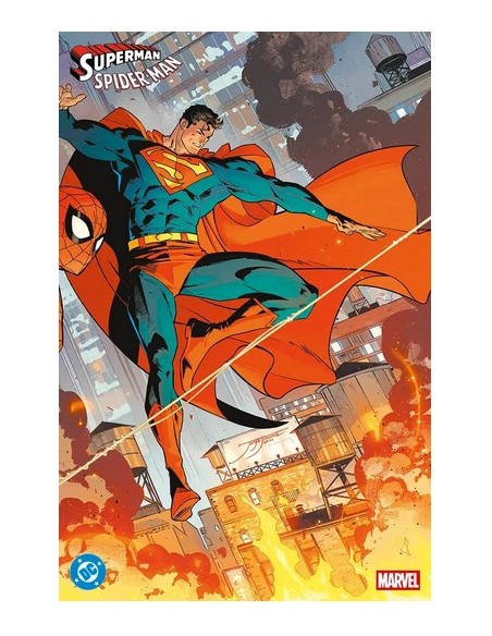 SUPERMAN/SPIDER-MAN 1 VARIANT DI JORGE JIMENEZ - DC BESTSELLER