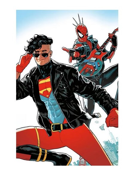 SUPERMAN/SPIDER-MAN 1 VARIANT DI JEFF SPOKES - DC BESTSELLER