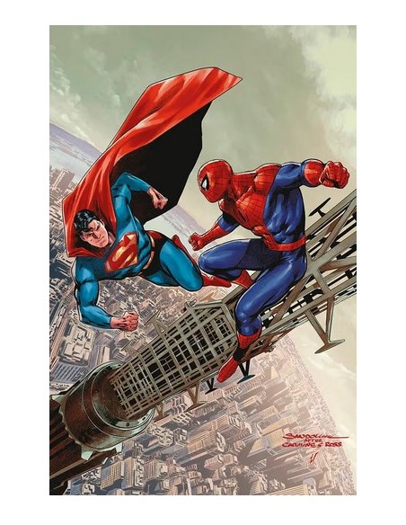 SUPERMAN/SPIDER-MAN 1 VARIANT DI RAFA SANDOVAL - DC BESTSELLER