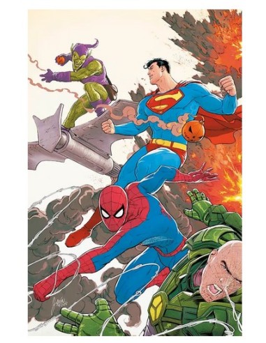 SUPERMAN/SPIDER-MAN 1 VARIANT DI MIKEL JANIN -...