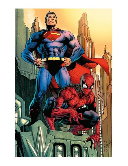 SUPERMAN/SPIDER-MAN 1 VARIANT DI JIM LEE - DC BESTSELLER