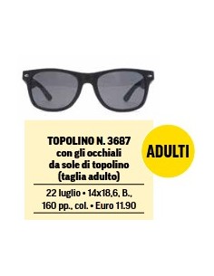 TOPOLINO 3687 CON GLI OCCHIALI DI TOPOLINO TAGLIA ADULTI