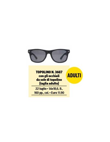 TOPOLINO 3687 CON GLI OCCHIALI DI TOPOLINO...
