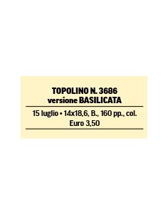 TOPOLINO 3686 VERSIONE BASILICATA