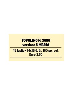 TOPOLINO 3686 VERSIONE UMBRIA