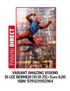 SPIDER-MAN 896 AMAZING VISIONS VARIANT DI LEE BERMEJO...