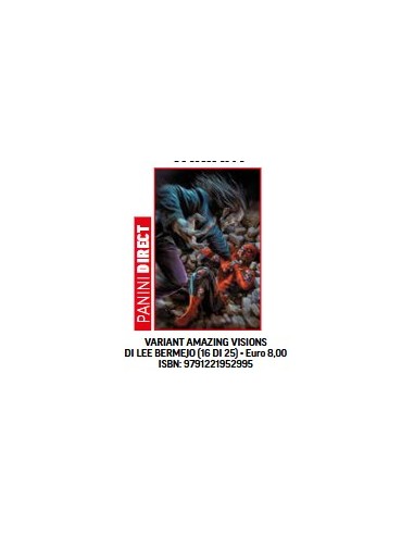 SPIDER-MAN 897 AMAZING VISIONS VARIANT DI LEE...