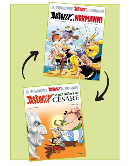 ASTERIX POCKET 5 ASTERIX E I NORMANNI ASTERIX E GLI ALLORI DI CESARE