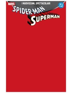 SPIDER-MAN/SUPERMAN 1 VARIANT RED BLANK