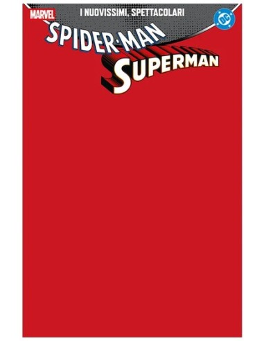 SPIDER-MAN/SUPERMAN 1 VARIANT RED BLANK