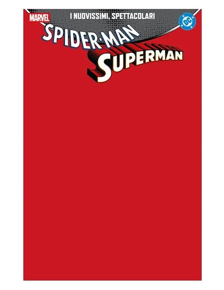 SPIDER-MAN/SUPERMAN 1 VARIANT RED BLANK