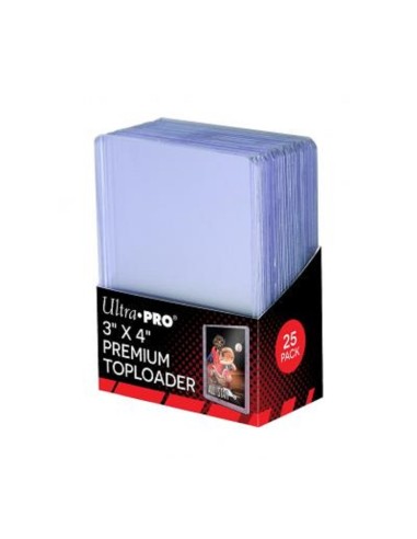 25 TOPLOADER STANDARD - SUPER CLEAR PREMIUM