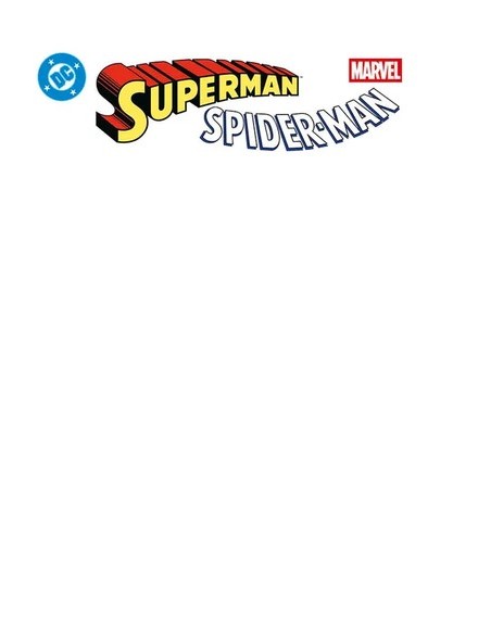 SUPERMAN/SPIDER-MAN 1 VARIANT BLANK - DC BESTSELLER