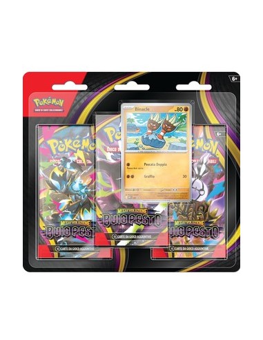 POKEMON MEGAEVOLUZIONE - BUIO PESTO - BLISTER 3...
