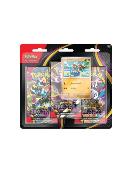 POKEMON MEGAEVOLUZIONE - BUIO PESTO - BLISTER 3 BUSTINE + CARD (ITA)