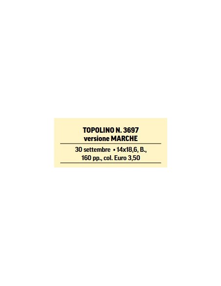 TOPOLINO 3697 VERSIONE MARCHE