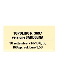 TOPOLINO 3697 VERSIONE SARDEGNA