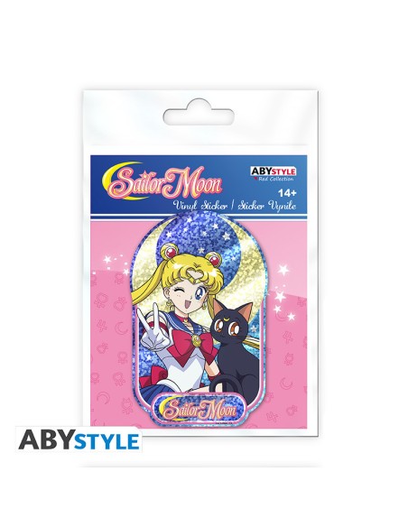 SAILOR MOON - INDIVIDUAL VINYL STICKER - SAILOR MOON AND LUNA