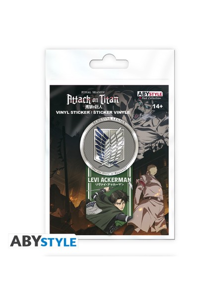 ATTACK ON TITAN - INDIVIDUAL VINYL STICKER - LEVI