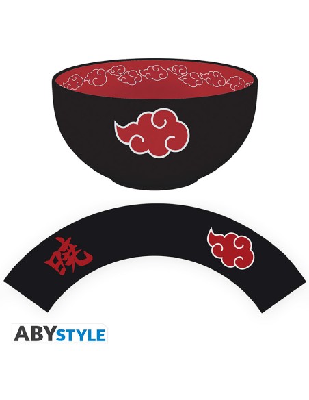 NARUTO SHIPPUDEN - BOWL 600 ML - AKATSUKI CARDBOARD