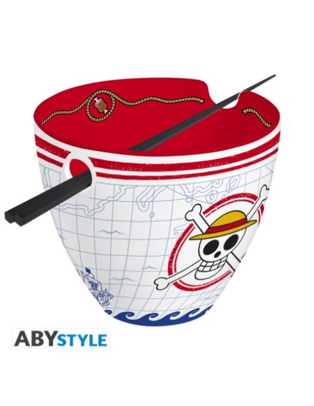 ONE PIECE - RAMEN BOWL WITH CHOPSTICKS - MONKEY D. LUFFY