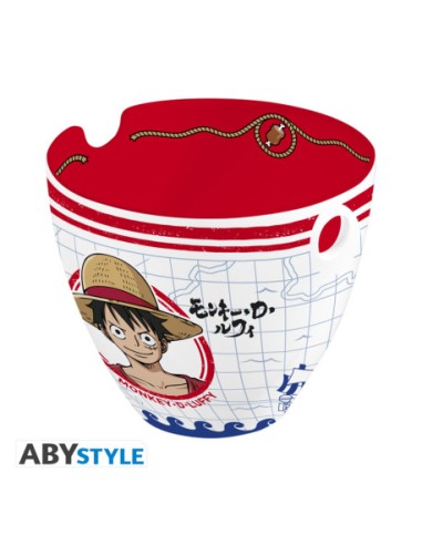 ONE PIECE - RAMEN BOWL WITH CHOPSTICKS - MONKEY...