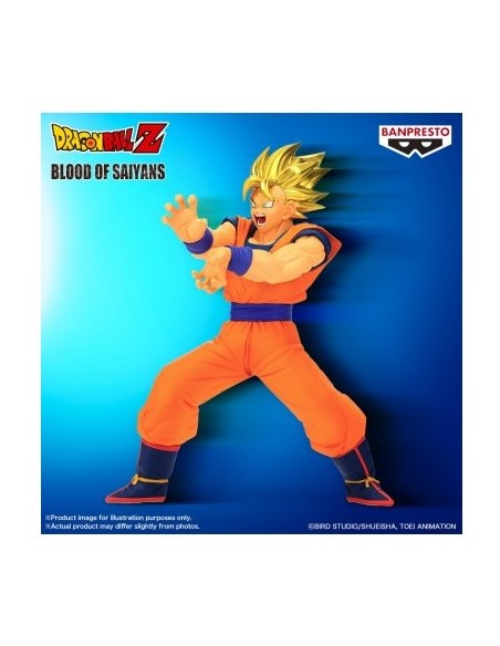 DRAGON BALL Z - BLOOD OF SAIYANS - SUPER SAIYAN SON GOKU - STATUA 19CM