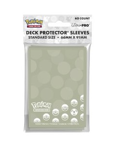 65 DECK PROTECTOR SLEEVES - POKEMON - METAL TYPE